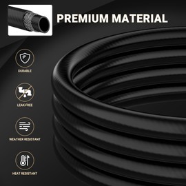 Onlyfire Universal QCC1 Low Pressure Propane Regulator with 12 ft hose for Most LP Gas Grill, Patio Heater and Fire Pit Table, 3/8" Female Flare Nut