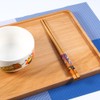 5 Pairs Bamboo Wooden Chopsticks Japanese Style Reusable Chopsticks Box
