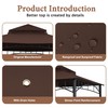 SCOCANOPY Replacement roof Compatible with Target Madaga Gazebo Model L-GZ136PST