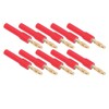 10Pcs Banana Plug 4.0mm Male to 2mm Female Connector 30V
