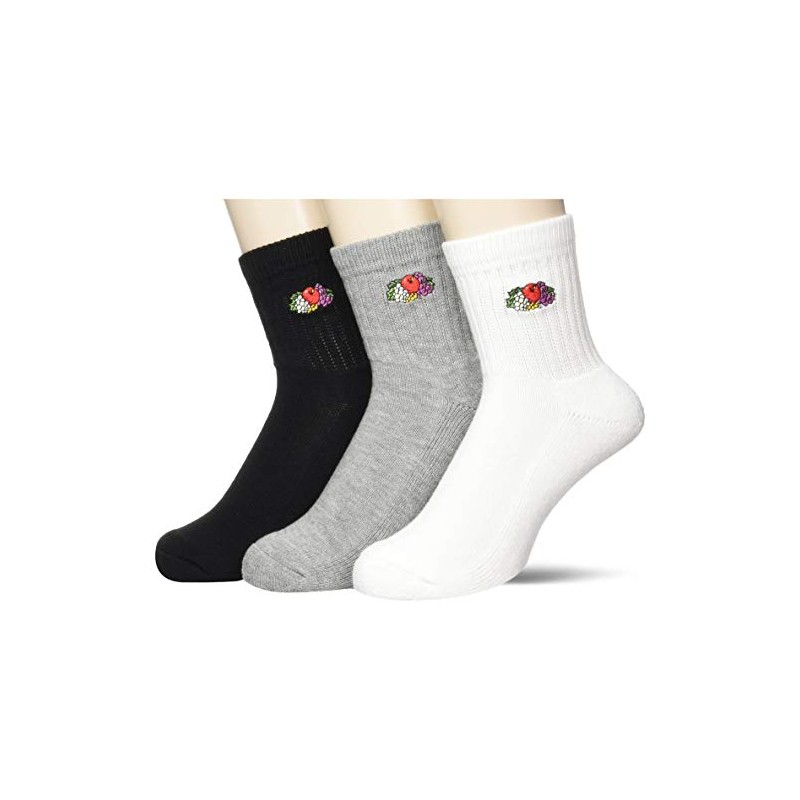 Fruit of the Loom Unisex Adult Quarter-Length Embroidered Sole Pile