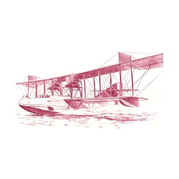 Roden Curtiss H-16 Early US Navy Twin-Engine Biplane Flying Boat