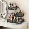 3 Tier Makeup Organizer Storage Retro Cosmetic Display Case Perfume