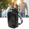 PU Leather Sling Bag Single Strap Shoulder Bag for Outdoor