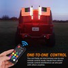 Nilight 2PCS 2FT Spiral RGB Led Whip Light w/RGB Chasing/Dancing