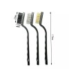 Unbranded 3Pcs Wire Brush Set - Stainless Steel, Nylon, Brass