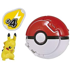 Takara Tomy Pokemon Monster Collection Pokederze Pikachu (Pokerball) Pokemon Figure Toy, Ages 4 and Up, Pass Toy Safety Standards, ST Mark Certified, Pokemon TAKARA TOMY