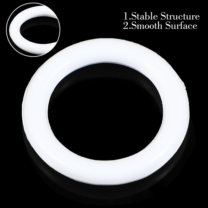 100 Pieces Roman Blind Crutain Rings 16mm Roman Curtain O