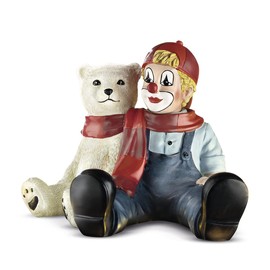 Gildeclowns Decorative Figurine – Cuddly Time – Collectible Hand-Painted Height 8 cm – in Gift Box – Gift Birthday – Lucky Charm Talisman Courage