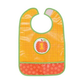 Lil' Pumpkin 1ST Birthday BIB - Apparel Accessories - 1 Piece Yellow
