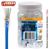 ITBEBE 100 piezas - Conector RJ45 CAT6 chapado en oro