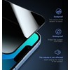 MAGIC JOHN 2 Pack for iPhone 13/13Pro/14/16e 6.1 inch Privacy
