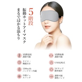 Heated Eye Mask Cordless Rechargebale for Dry Eyes,Warm Eye Heating Pad No Pressure, Sleep Eye Mask Gift for Men and Women