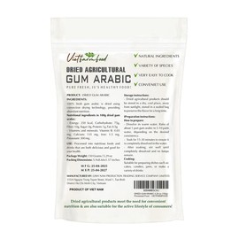 DRIED GUM ARABIC (TRAGACANTH) 5.29 Oz (150g) VIETFARMFOOD: Dried agricultural products with pure natural flavor. Used as ingredients for cooking; toppings, drinks, nutritious dishes