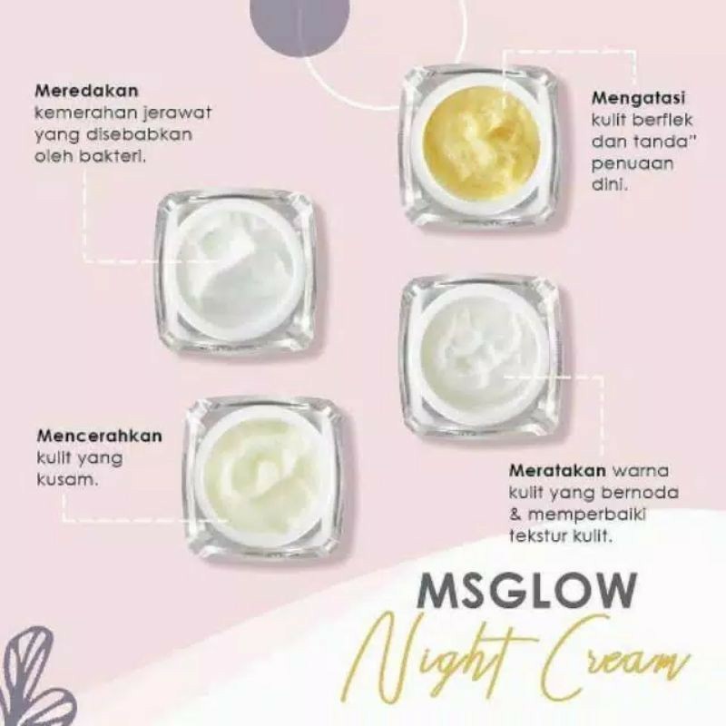 Night cream ms glow