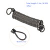 M METERXITY Disc Lock Safety Steel Cable Plastic Coated Spring