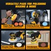 Niusken Cordless Car Buffer Polisher kit [2x 2000mAh 21V Batteries
