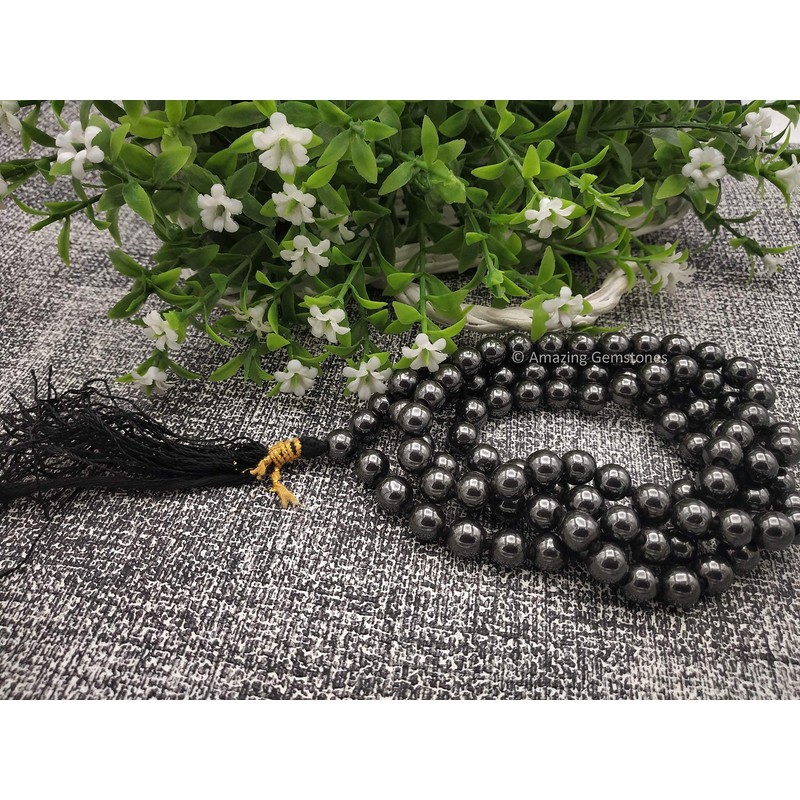 Japa Mala 108 Prayer Beads Necklace and Wrist Mala Bracelet