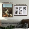 12x16 Collage Picture Frame, 6 Photos Display, Walnut Wood