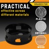 Rack-A-Tiers Round Multi-Tool Hole Saw. Cutting recessed Lights with oscillating