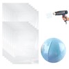 MITOB 100 Pack 4.3x5.9 inch Clear POF Heat Shrink Wrap
