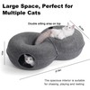 LovIntry 8-Shaped Large Cat Tunnel Bed for Indoor Cats, Infinite