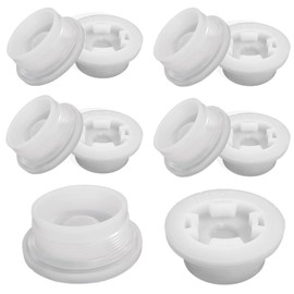 Bung Caps 2 inch Fine Thread Barrel Lid Plastic Bung Hole Caps 10 Pieces with Gasket for 55 Gallon Drum