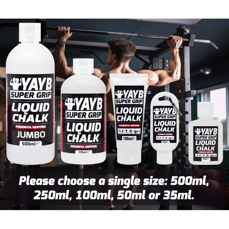 YAYB LIQUID CHALK | Powerful Grip Formula | Sweat-Free Hands