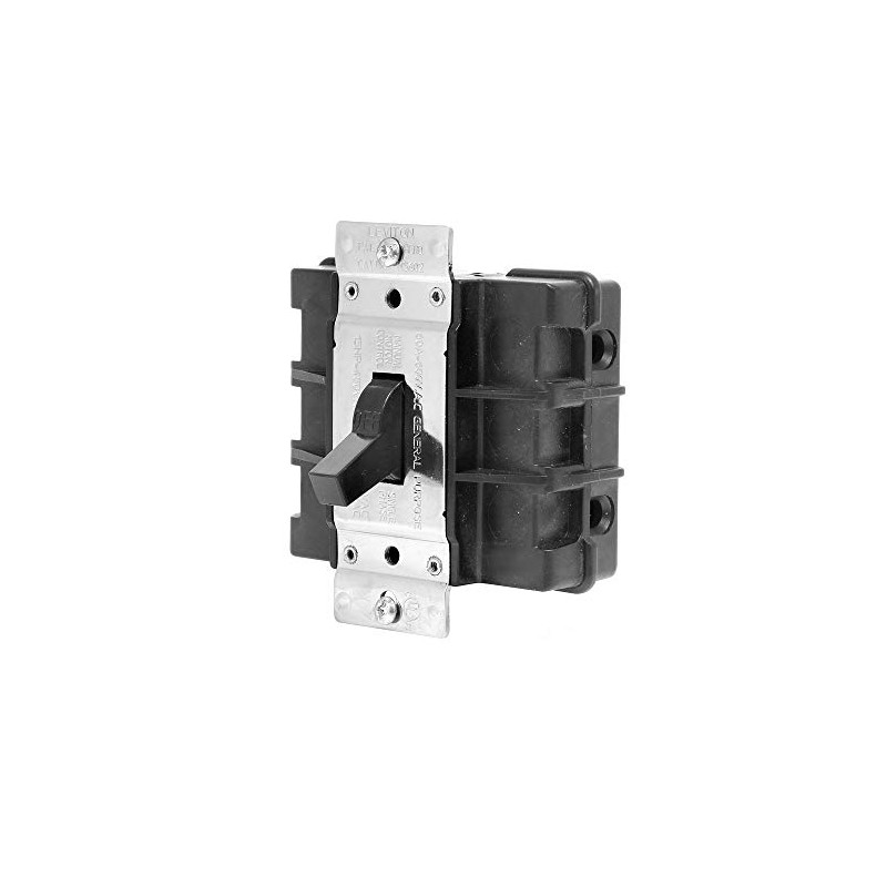 Leviton 60 Amp, 600 Volt, 2-Pole, Single Phase Single Throw,