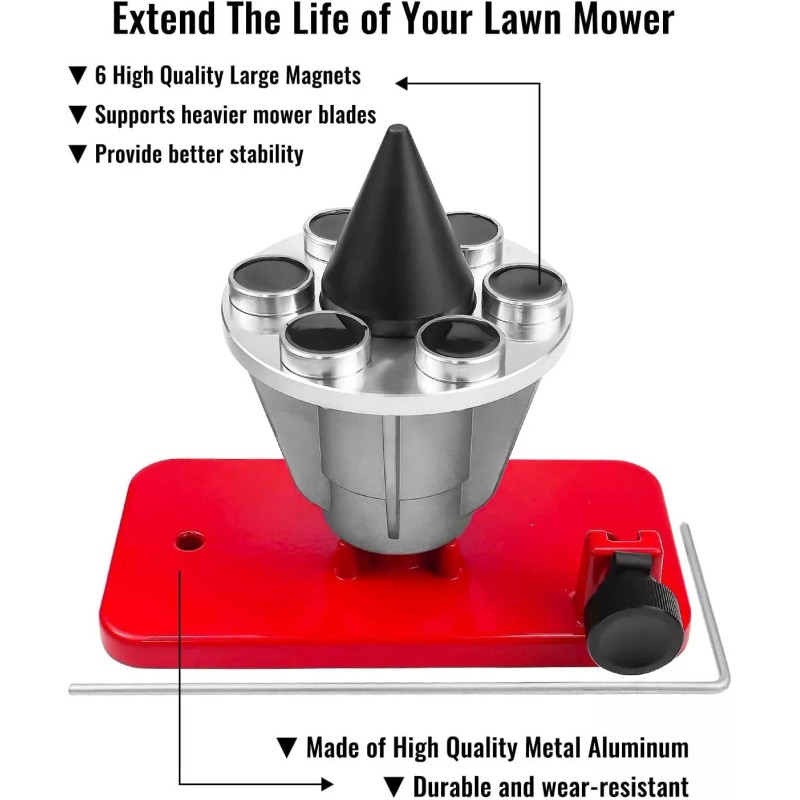 For Lawn Mower Blades NEW 05800000 Magnetic Wall Mount Blade