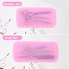 Soiiw Nail Tool Sterilizer Box Pink,Fully Transparent Plastic Sterilization Tray