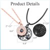 SUNSH Couple Sun and Moon Necklace for Boyfriend/Girlfriend/Husband/Man/Soulmate, Anniversary Valentine's