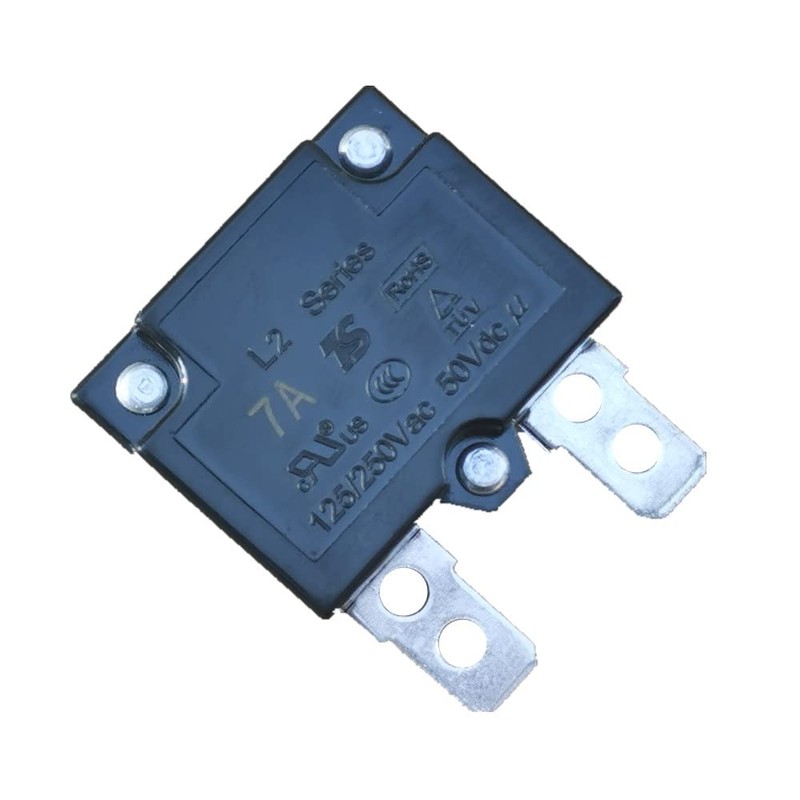 JIARUIXIN 2Pcs 7A 125/250Vac 50Vdc Automatic Reset Relay Fuse Therma