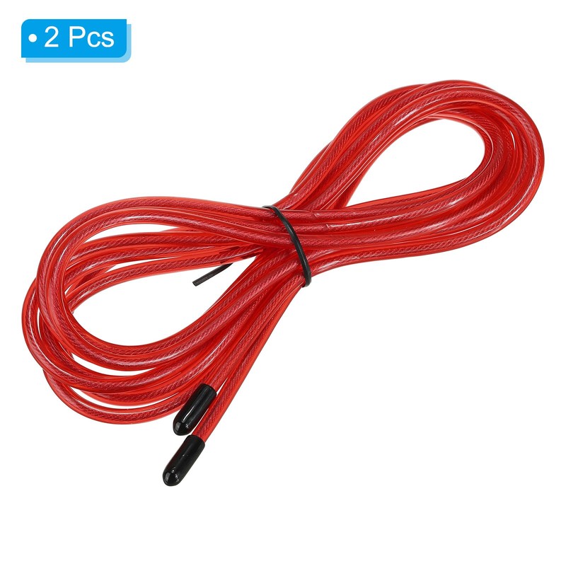 PATIKIL 10Ft Speed Jump Rope Replacement Cable, 2 Pack 4.5mm