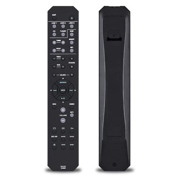 New RAX33 ZU49260 Replacement Remote Control Compatible for Yamaha Audio