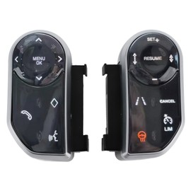 Pair of Car Steering Wheel Buttons Key Control Switch for Range Rover Vogue HSE Sport Discovery 5 L405 L494 LR5