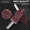 dophee 20PCS 80 Grit Aluminum Oxide Abrasive Flap Wheel Sander