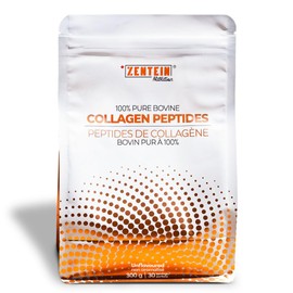 Zentein Pure Bovine Collagen Peptides (30 Servings), Unflavored Purified Collagen Powder