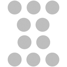 Kahuna Grip Bathtub Bath and Shower 3" Circle Non-Slip Traction Treads (Clear)