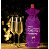 Tesedupoole Wine Bag Wedding Gift for Mr and Mrs -