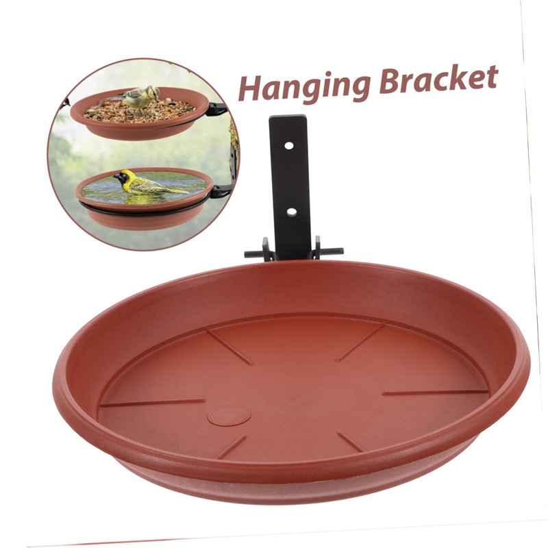 Hohopeti Bird Bath and Feeder Tray Tree Mounted Squirrel Feeder