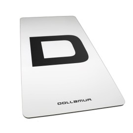 Dollamur 3x6 Signature D Workout Mat - White - Thick Yoga Mat