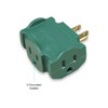 OSKOS 3 Outlet Adapter, 3 Prong Plug Extender, Heavy-Duty Grounded