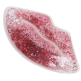 Lip-shaped Ice Patch, Hot and Cold Compress, Gel Lip Plaster, Gel Ice Pack, Lip-Shaped Reusable, Reduces Swelling, Leak-Proof