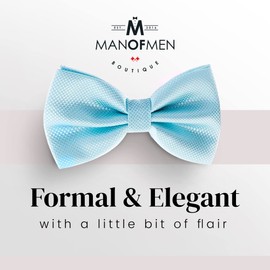 Bow Tie for Men Polyester Solid Pretied Bowties Adjustable Tuxedos Bowtie for Weddings & Groom’s Gift – Bow Ties for Women