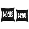 Lash Plug Lash Tech Eyelash Stylist Lash Artist Throw Pillow