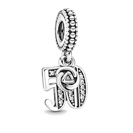 BEEUVIP Women's Life of Animals Charm Pendant for Bracelet 925 Sterling Silver Birthstone Charms Beads Fits Bracelet, Silver, Cubic Zirconia