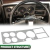 LQI Aluminum Dashboard Dash Bezel Insert, Compatible with Chevy/GMC Suburban
