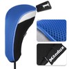 Andux Golf Driver Cap Head Wood Pole Cap Cover Golf