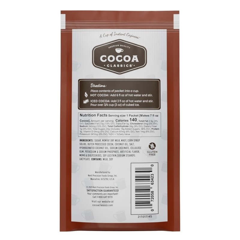 Cocoa Classics Chocolate Supreme Cocoa Mix | Hot Chocolate |